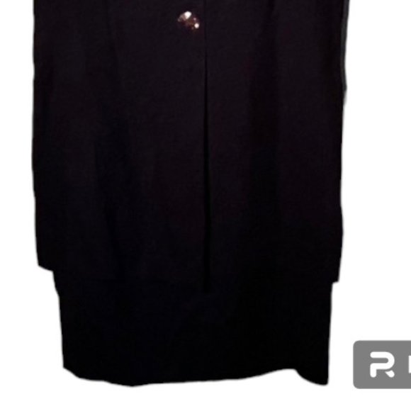 Vintange Evan Picone Linen/Rayon Blend Dress w/Unique Animal Buttons Size 14 EUC - Picture 3 of 9